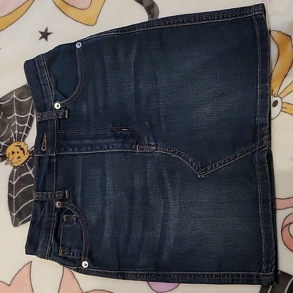 Free People Denim Mini Skirt 24 - Picture 1 of 3